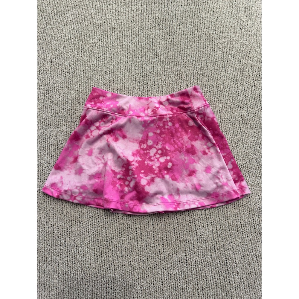 Under Armour Girls Pink Tie Dye Active Skort Skirt Size 5